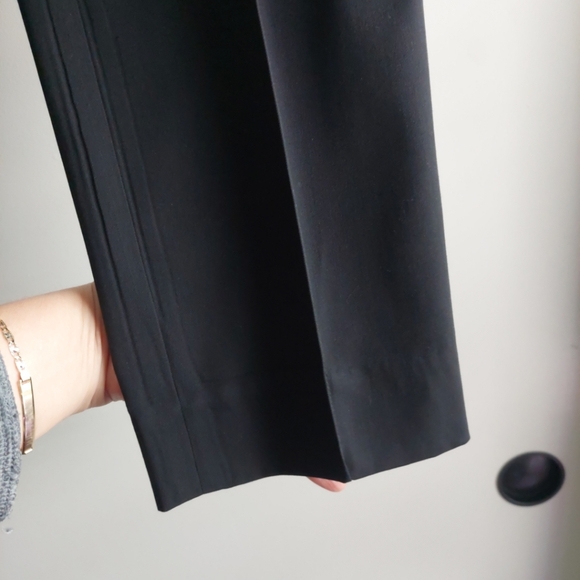 Everlane The Slim Wool Pleated Trouser Pant Black Sz 2 Minimalist NWOT - Picture 7 of 9